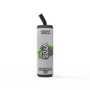 VTOS TITAN VAPE- 8000 Puffs (BLACKBERRY ICE) Rechargeable