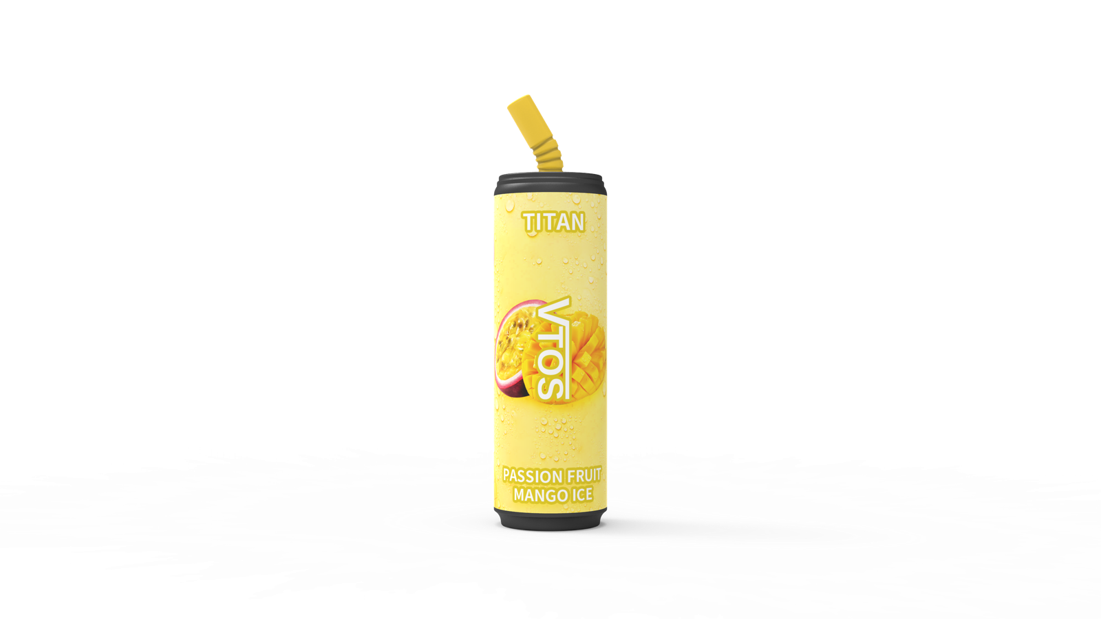 VTOS TITAN VAPE – 8000 Puffs (PASSION FRUIT MANGO ICE) Rechargeable