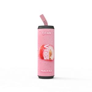VTOS TITAN VAPE – 8000 Puffs (PEACH ICE) Rechargeable