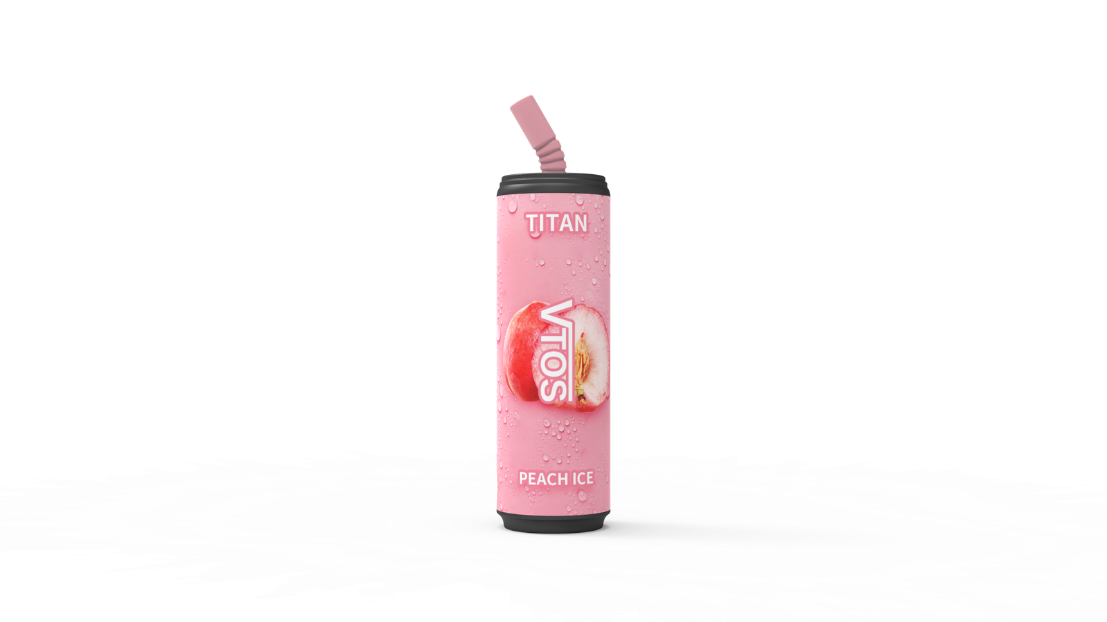 VTOS TITAN VAPE – 8000 Puffs (PEACH ICE) Rechargeable