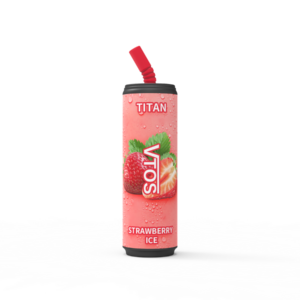 VTOS TITAN VAPE – 8000 Puffs (STRAWBERRY ICE) Rechargeable